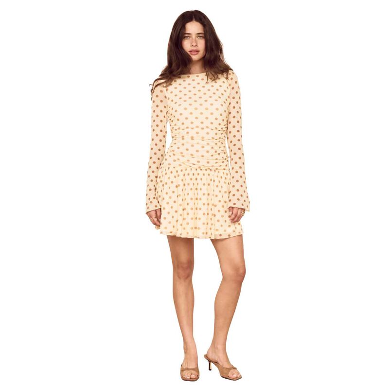MINKPINK Soleil Drop Waist Mini Dress image number 0
